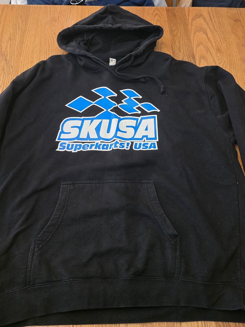 SKUSA Superkarts! USA Black Pullover Hoodie XL Racing Karting